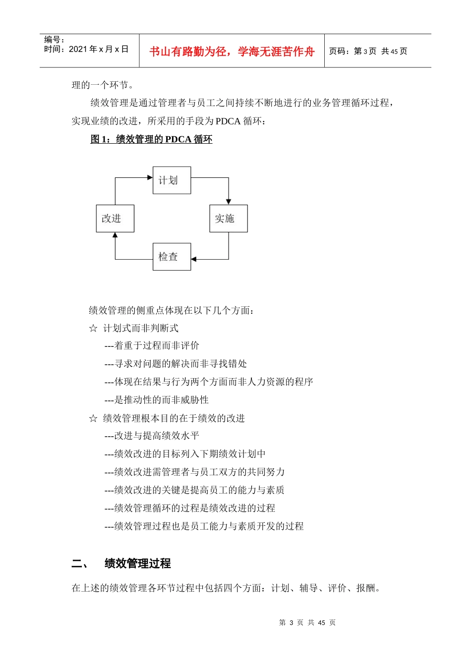 某公司人力资源部绩效管理操作手册_第3页
