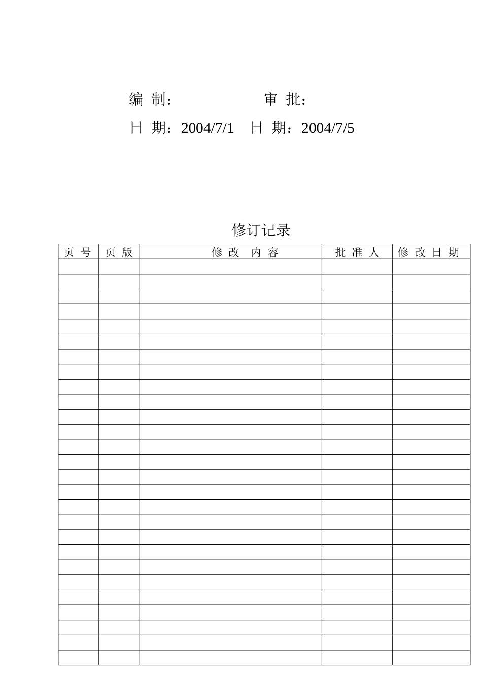 某公司采购控制程序（doc 9页）_第2页
