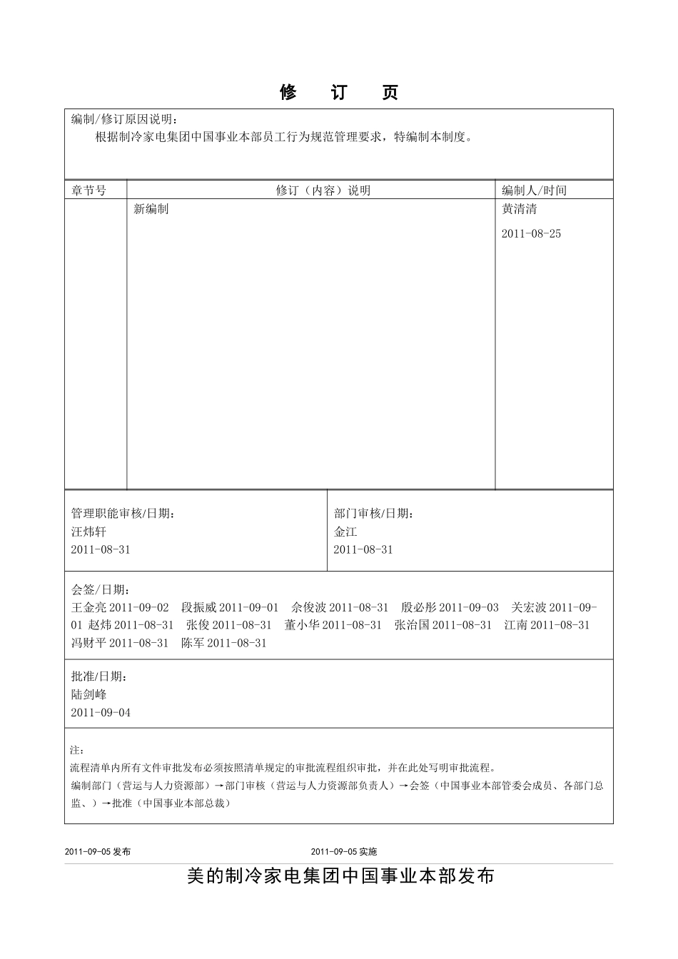 某公司员工行为规范管理办法_第2页