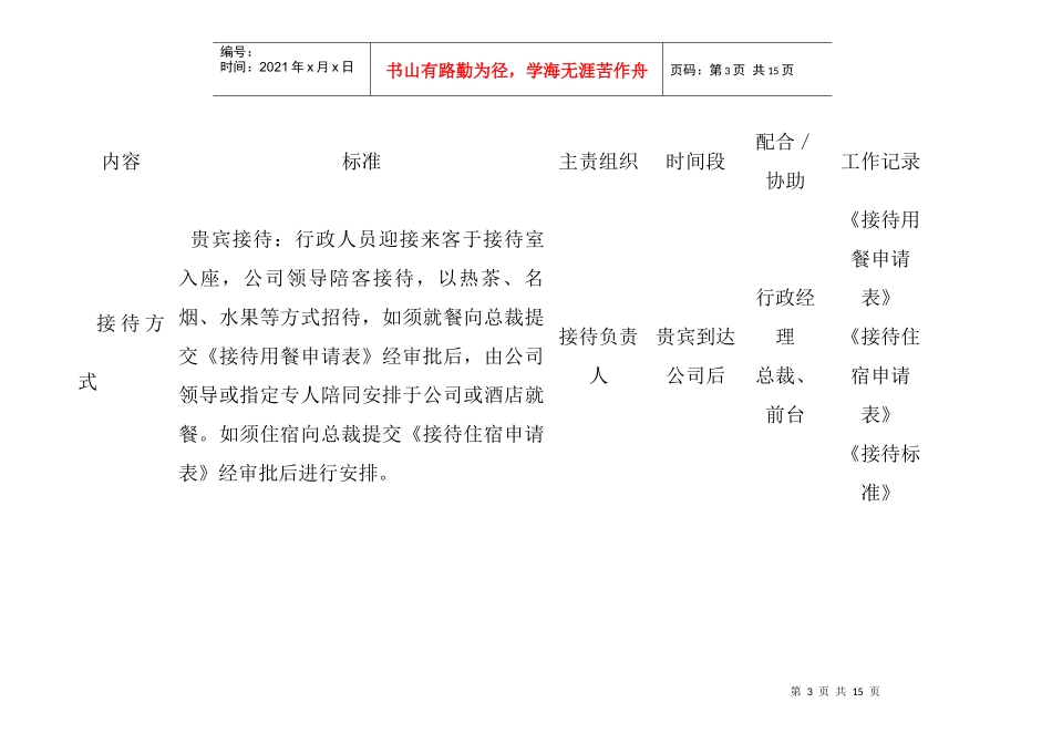某公司客户接待管理制度_第3页