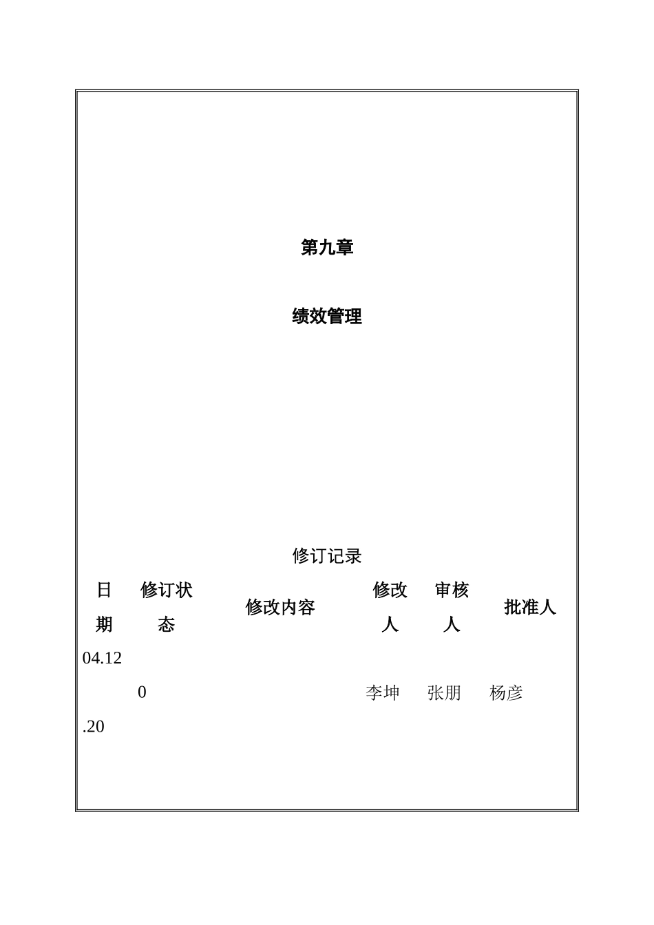 某公司HR绩效管理_第1页