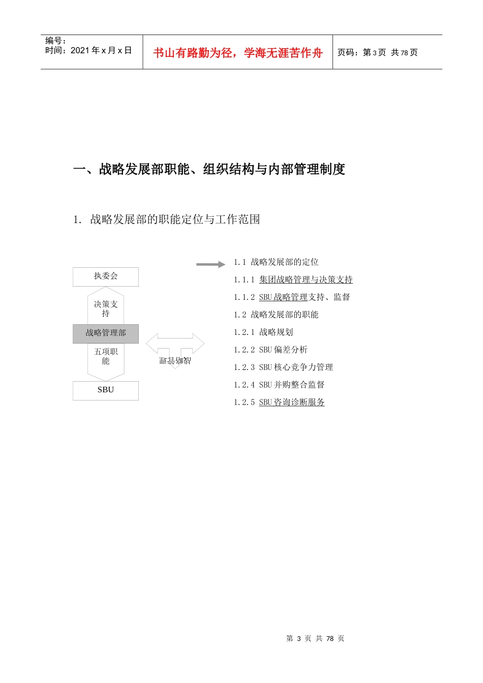 某公司战略管理制度和工作流程概论_第3页