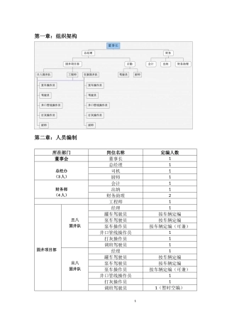 某公司石油固井专业运营手册