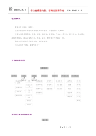 某公司的项目结构图