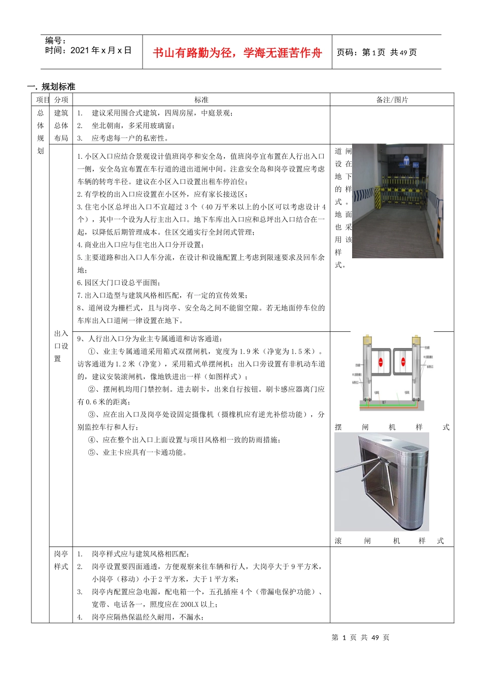 某公司前期介入产品标准作业指导书_第1页