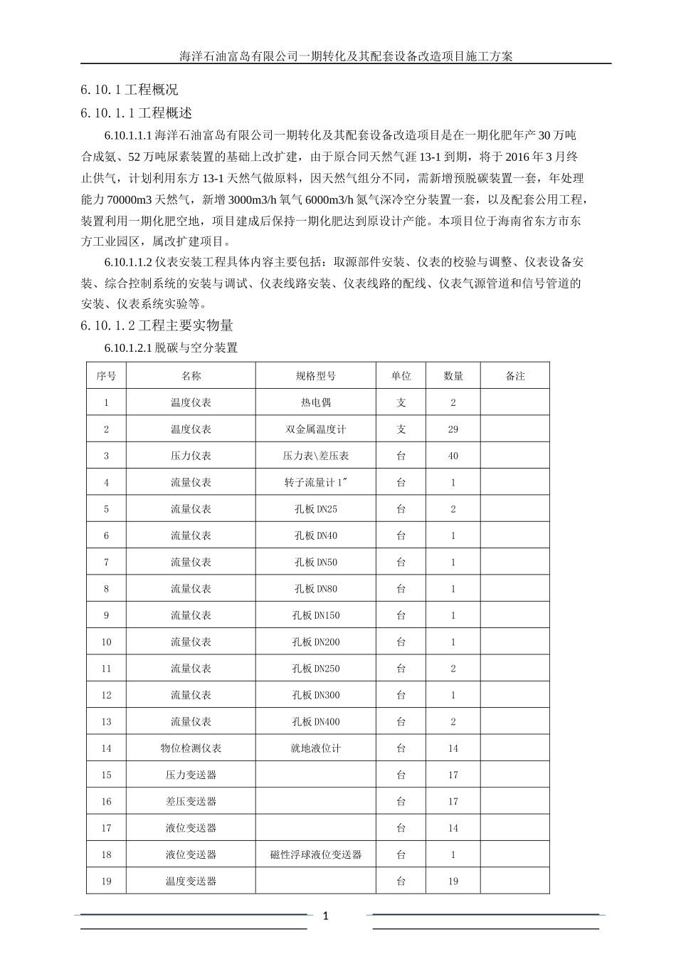 某公司一期转化及其配套设备改造项目施工方案_第3页