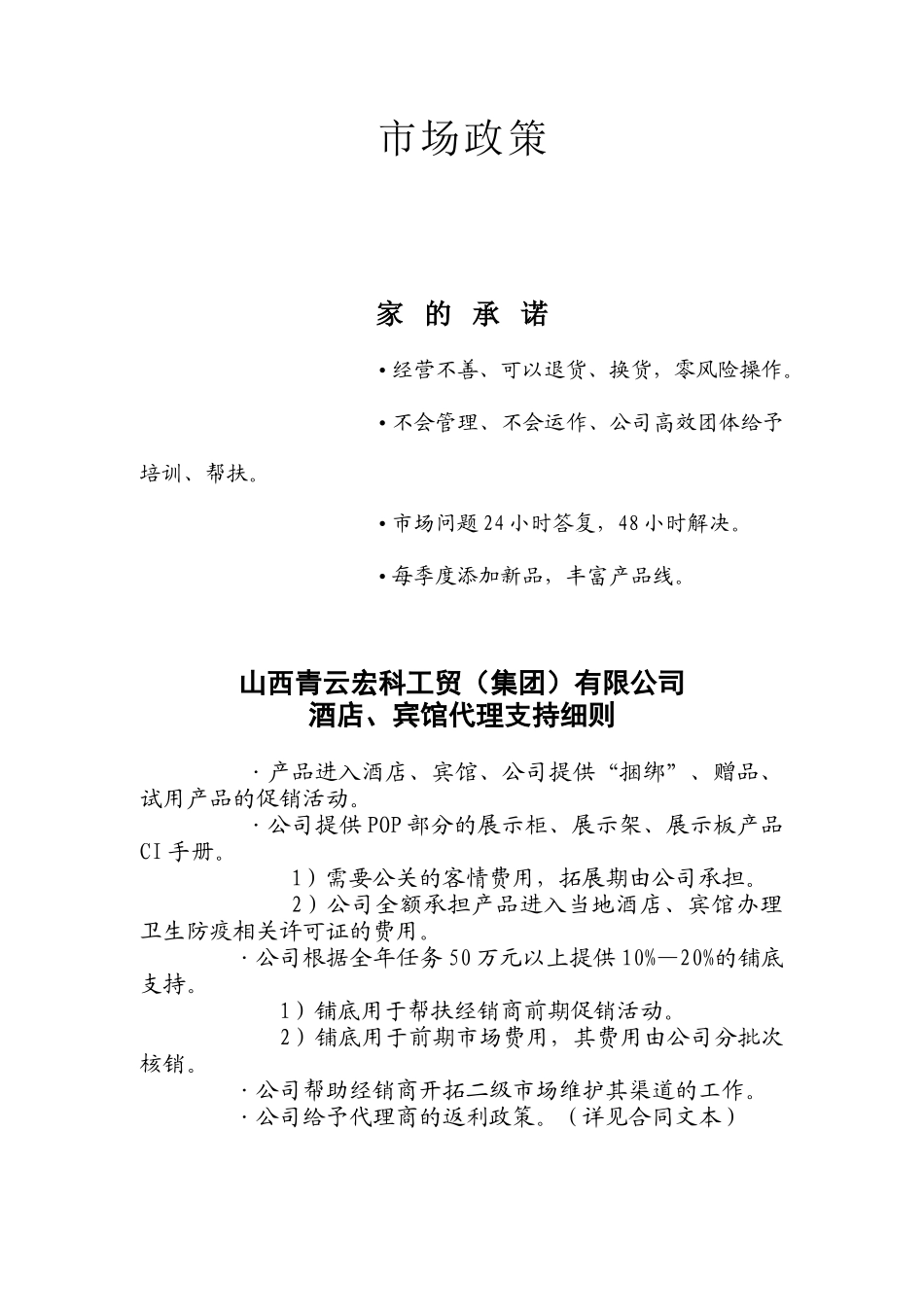 某公司市场政策附本_第2页