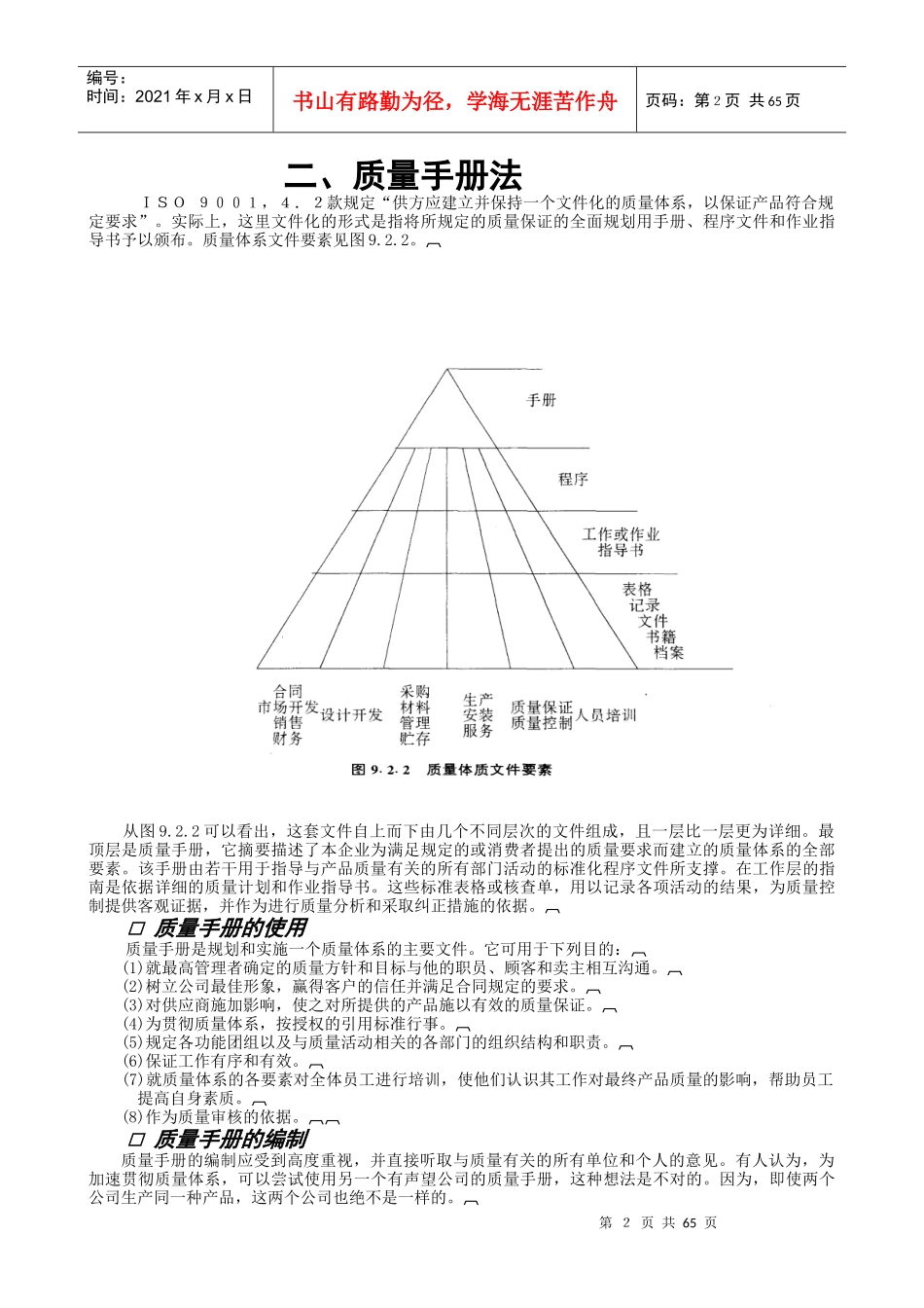某公司质量经理工作手册_第3页