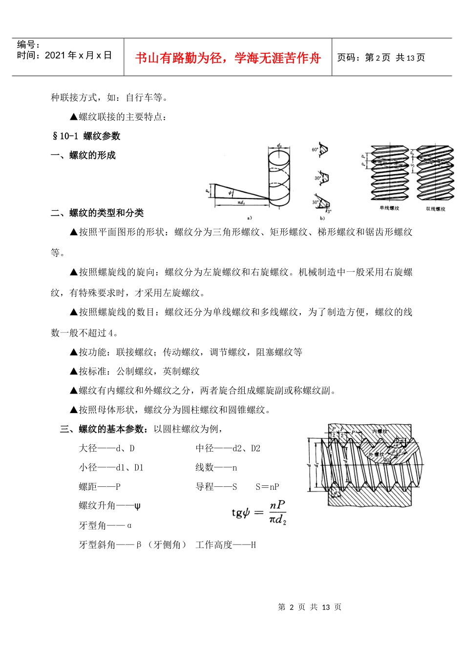 某公司基本螺纹参数_第2页