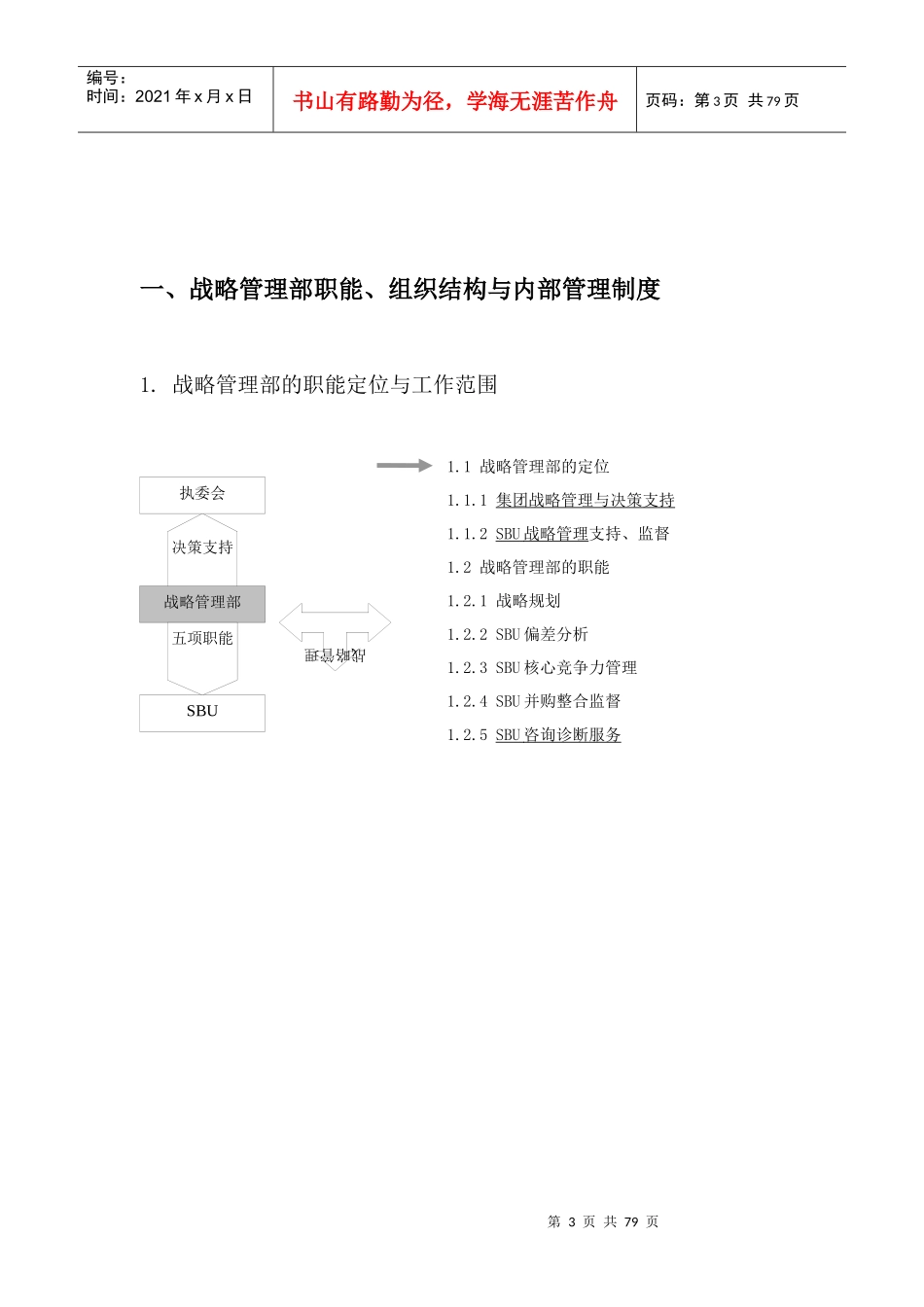 某公司战略管理制度与工作流程教材_第3页