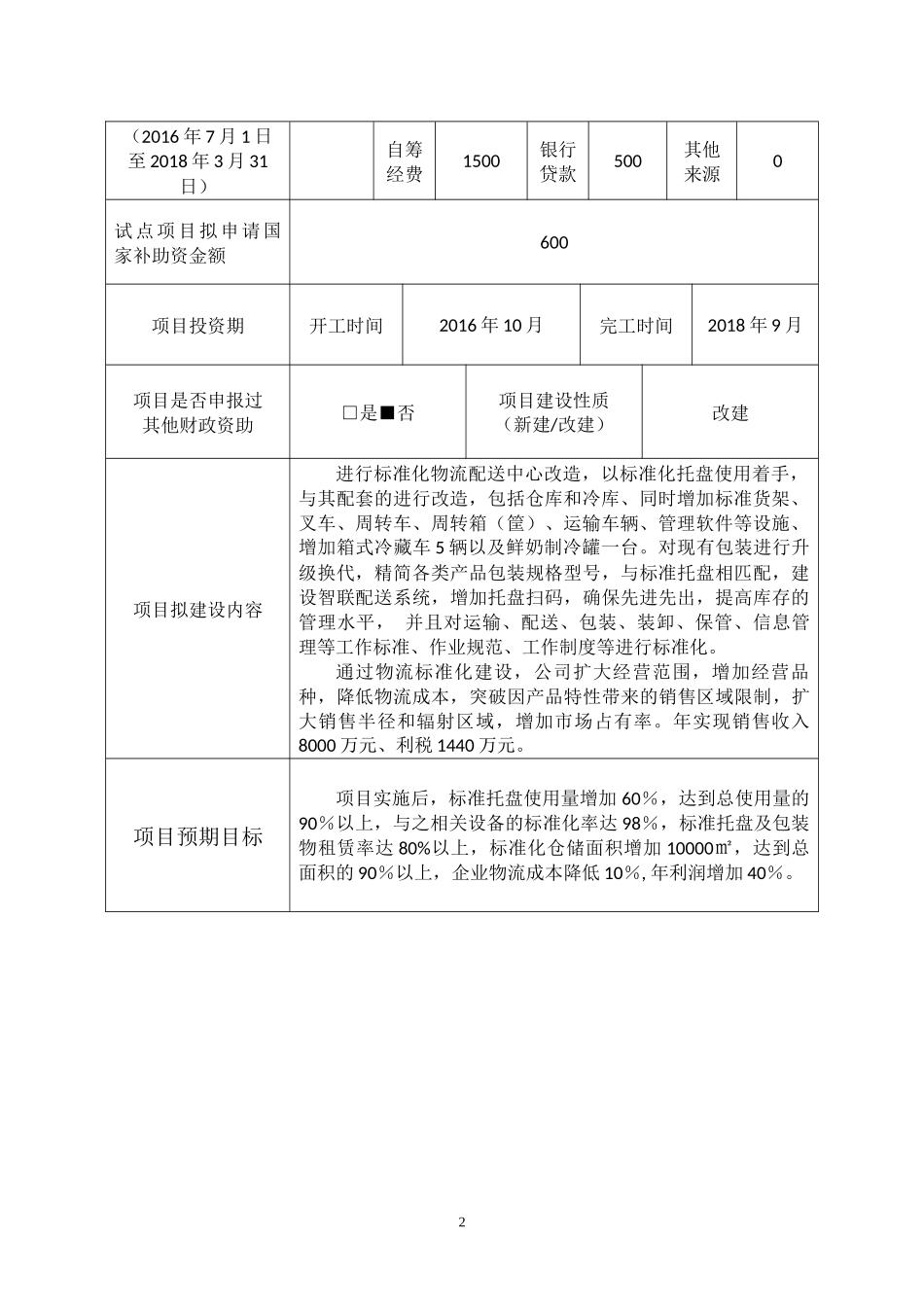 某公司物流标准化试点项目申报材料_第3页
