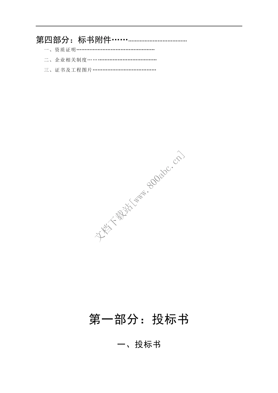 某公司投标书模板_第3页