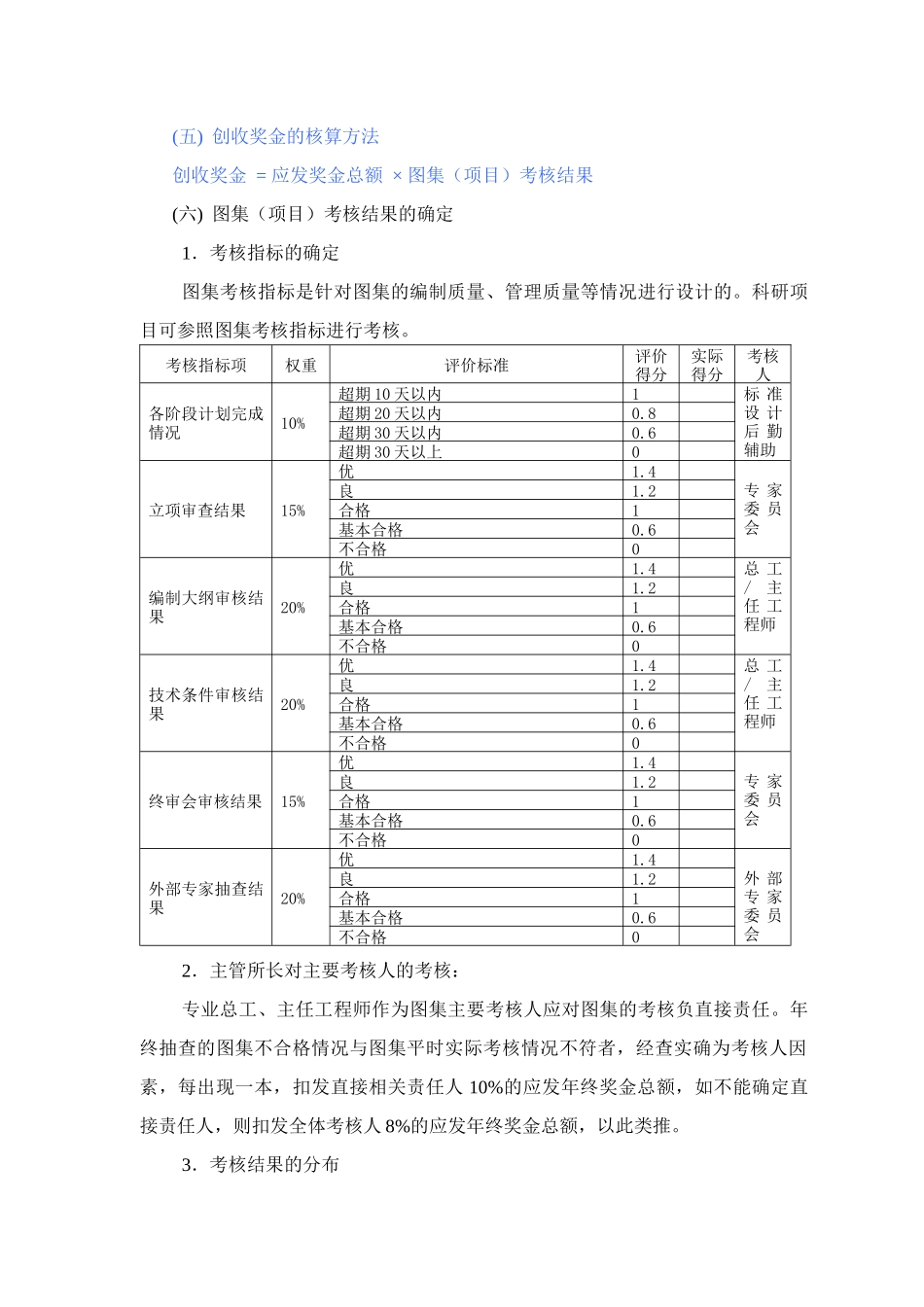 某公司奖金的发放管理办法_第2页