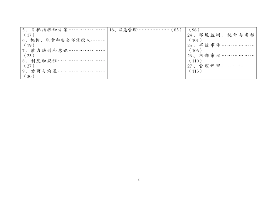 某公司HSE管理体系量化审核标准概述_第3页