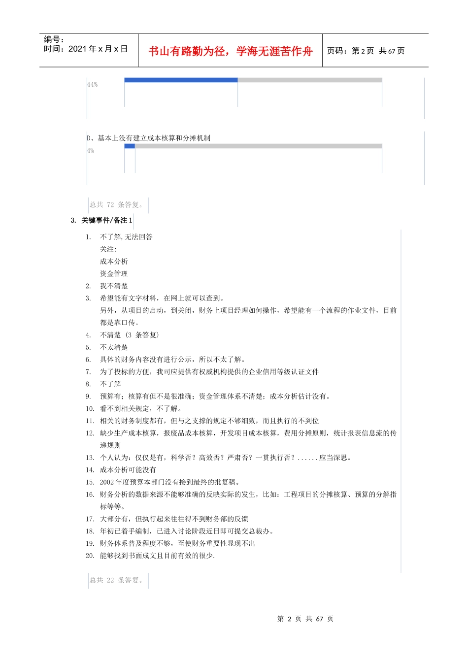某公司财务会计工作满意度问卷_第2页