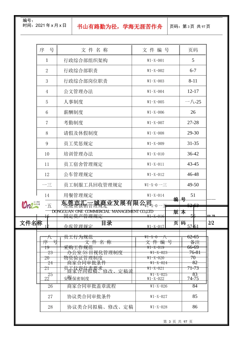 某公司行政综合部工作手册_第3页