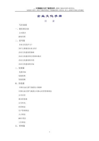 某公司企业文化手册(doc 37页)