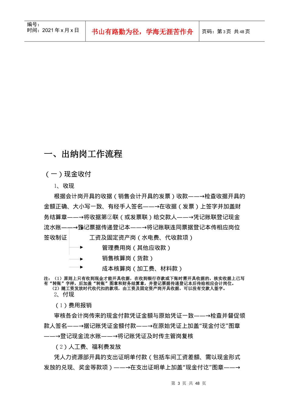某公司会计核算岗位工作流程(doc 52页)_第3页
