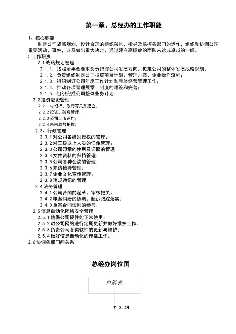 某公司总经办运作手册_第2页
