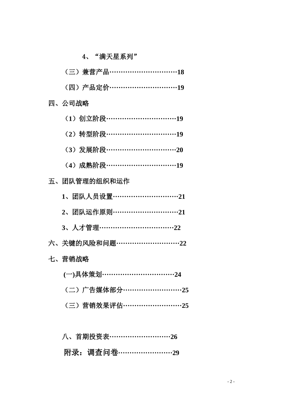 某公司商业策划书(DOC 31页)_第2页