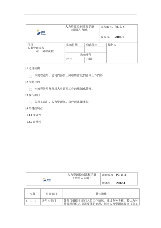 某公司员工降职流程