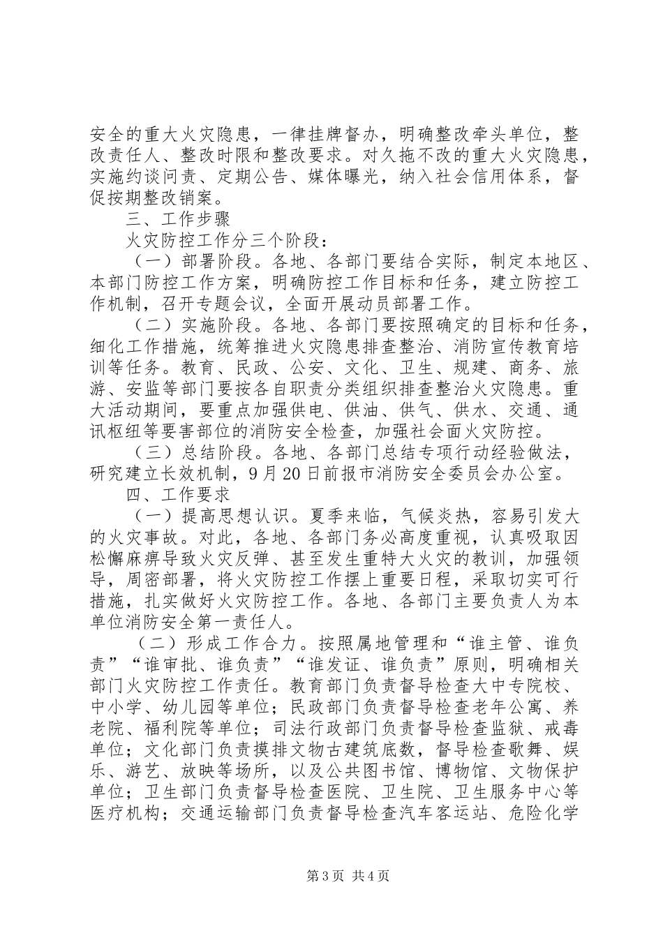 防火灾专项行动具体方案_第3页