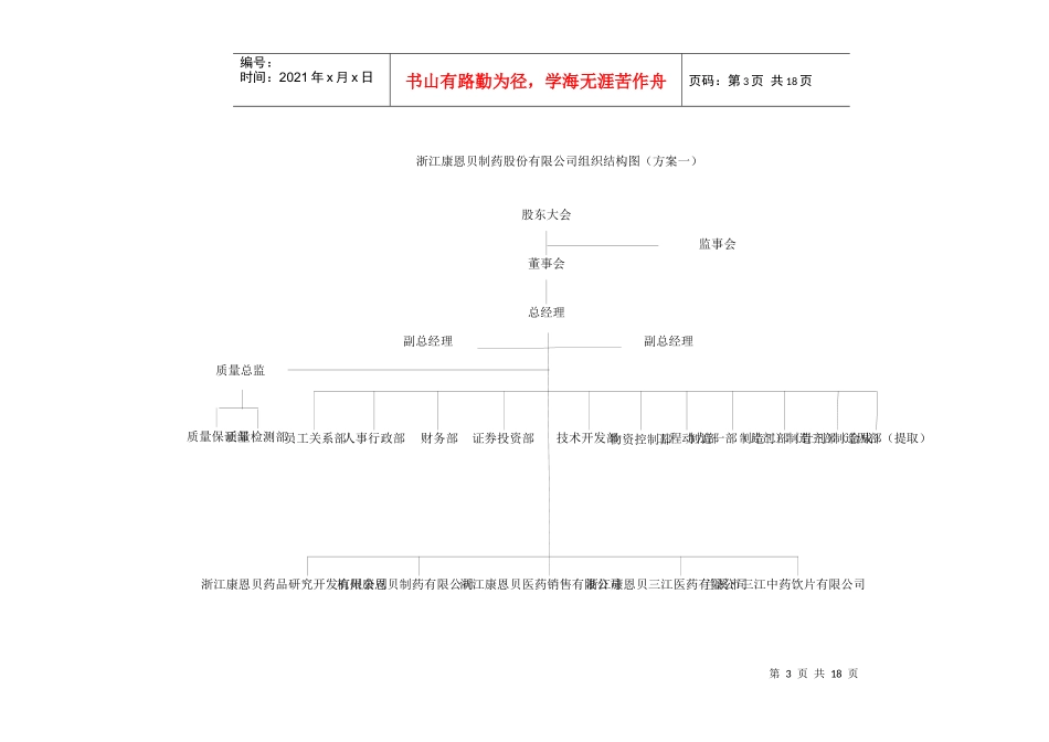 某公司优化组织结构建议方案说明_第3页