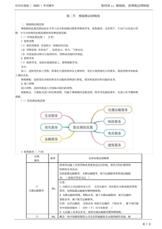 初级会计职称初级经济法经济法基础分章节讲义及例题第29讲_增值税法律制度(2)