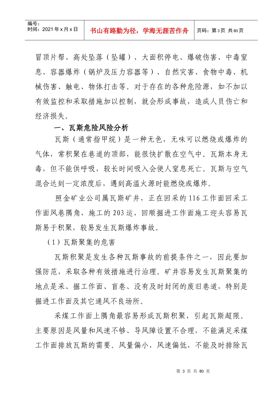 某公司重大危险源检测评估监控措施和应急预案_第3页