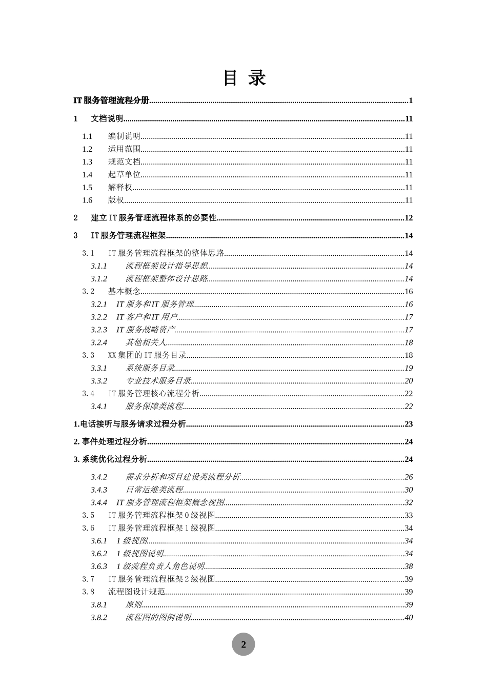 某公司IT服务管理流程分册_第2页
