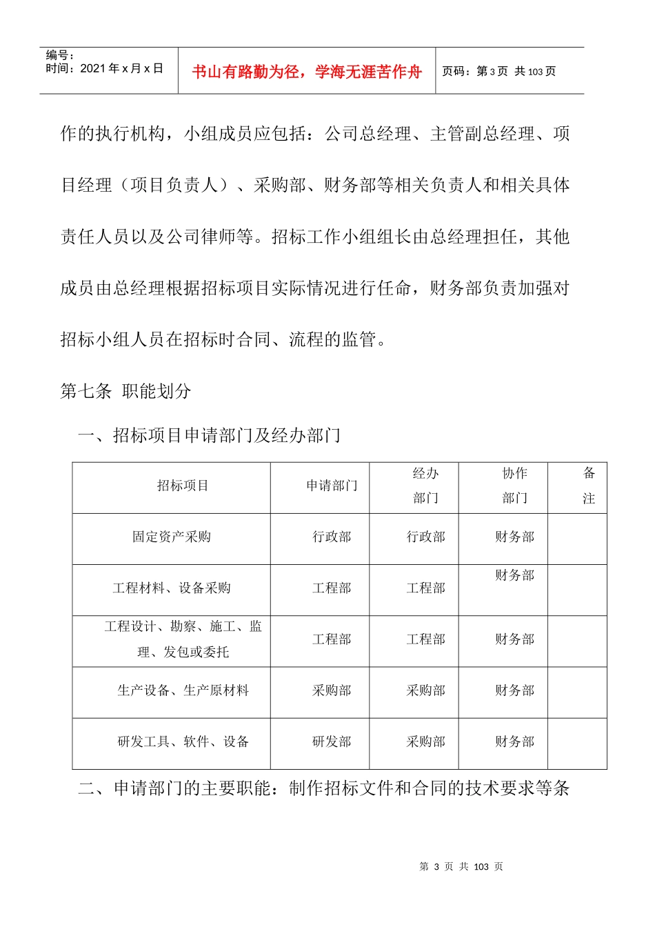 某公司招投标管理制度汇编(DOC 83页)_第3页