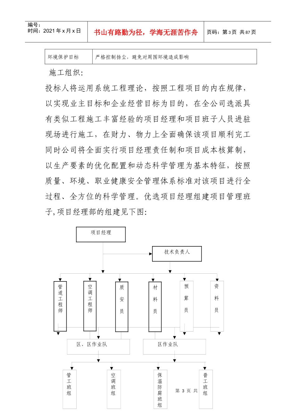 某商业广场通风空调施工组织设计_第3页