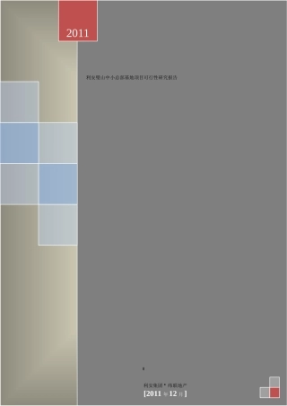 某基地项目可行性研究报告