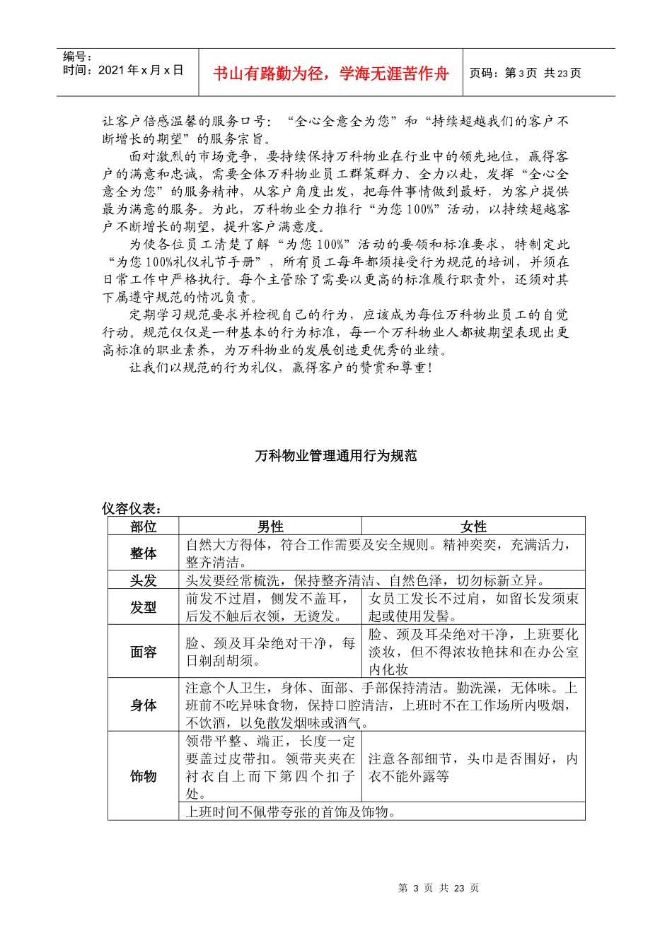 某地产公司礼仪礼节培训手册_第3页