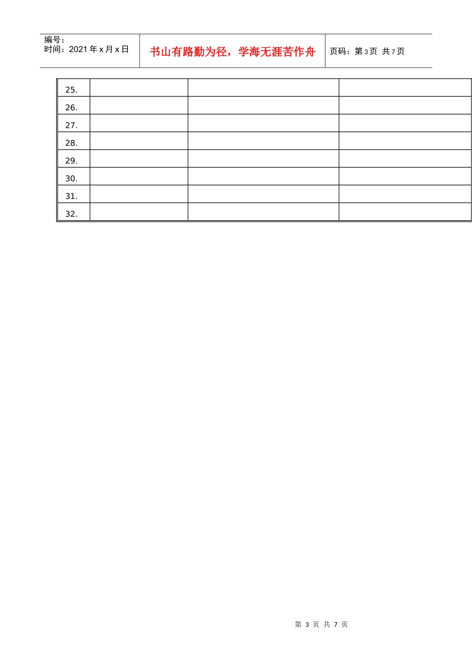 某卷烟厂人力资源部项目调查问卷_第3页