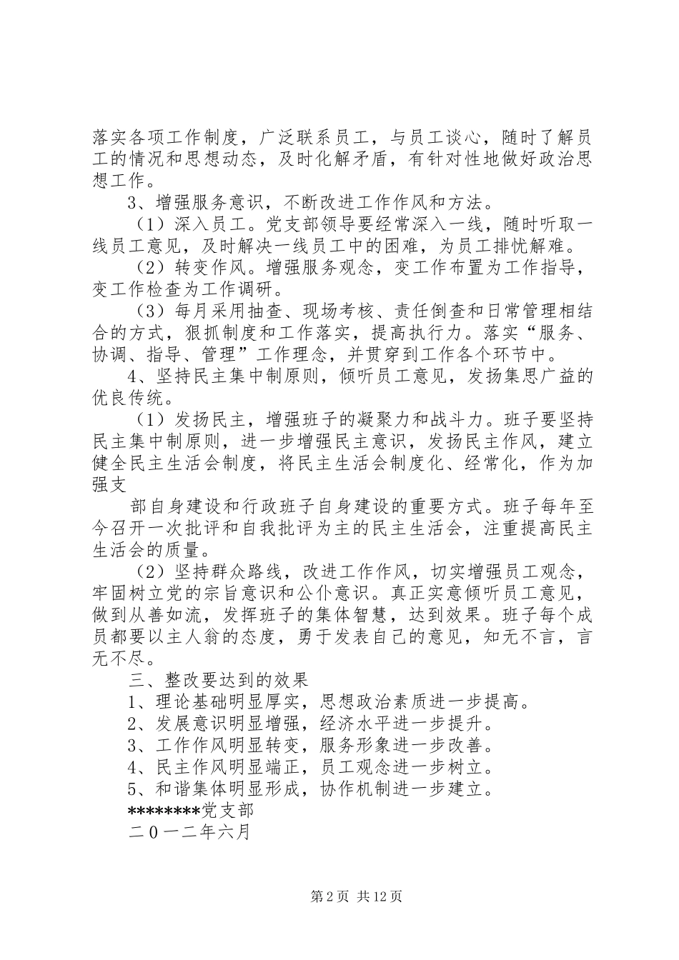 保持党的纯洁性整改实施方案_第2页