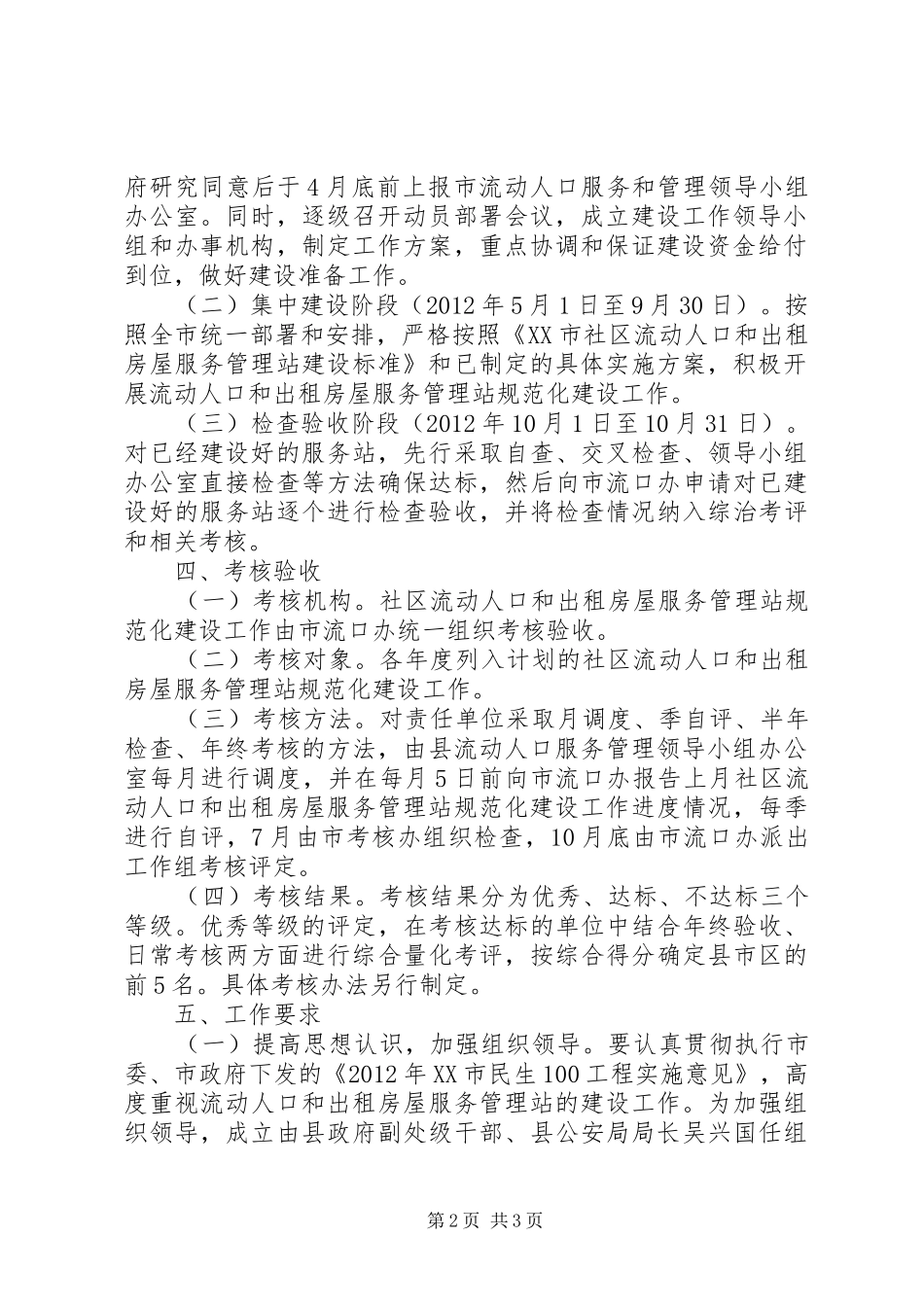 XX年度出租房屋服务管理站建设方案_第2页