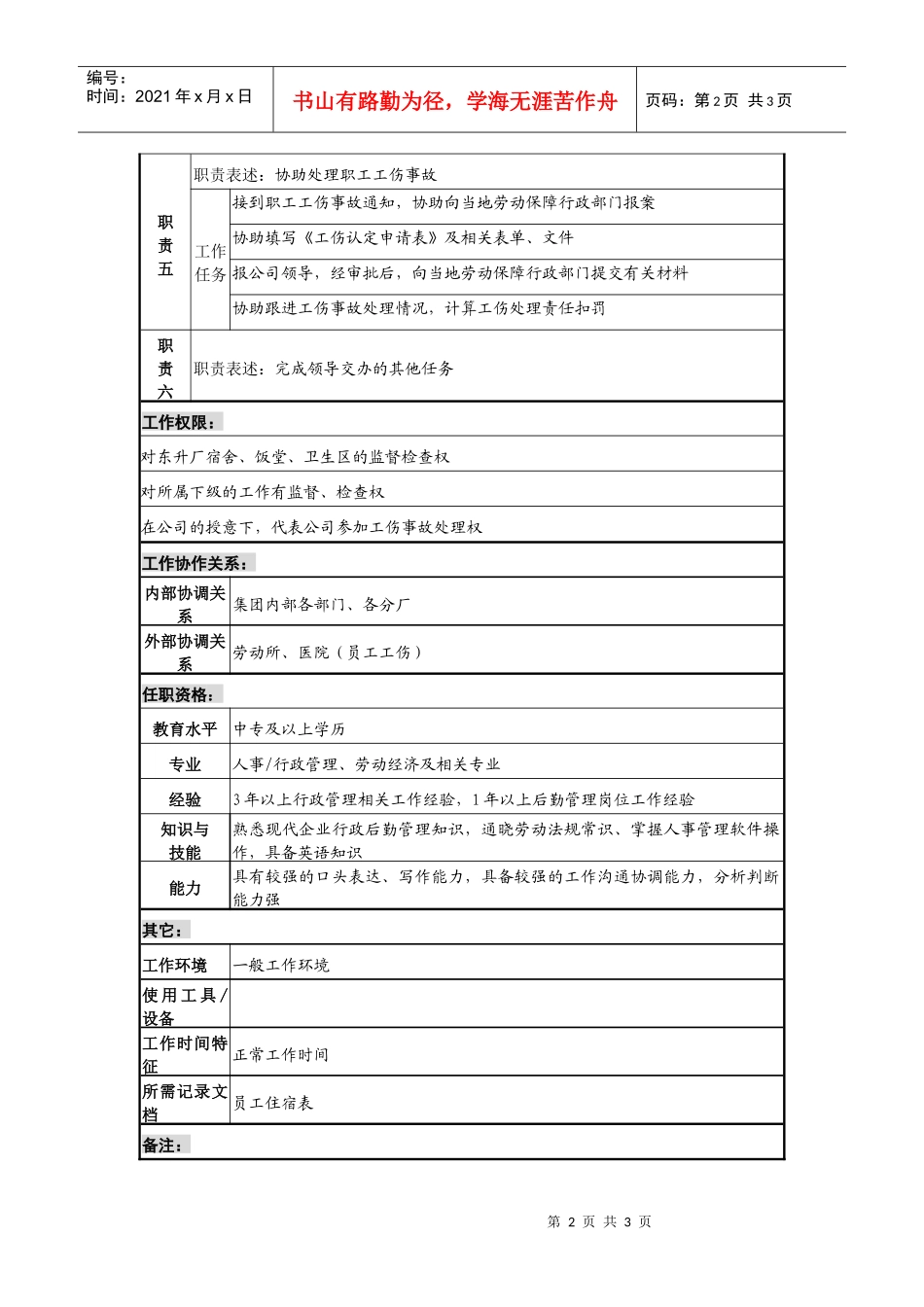 某咨询—广东中顺纸业人力资源部—后勤专员2_第2页