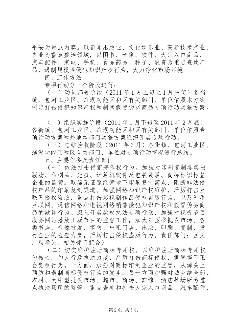 知识产权侵犯整治实施方案_第2页