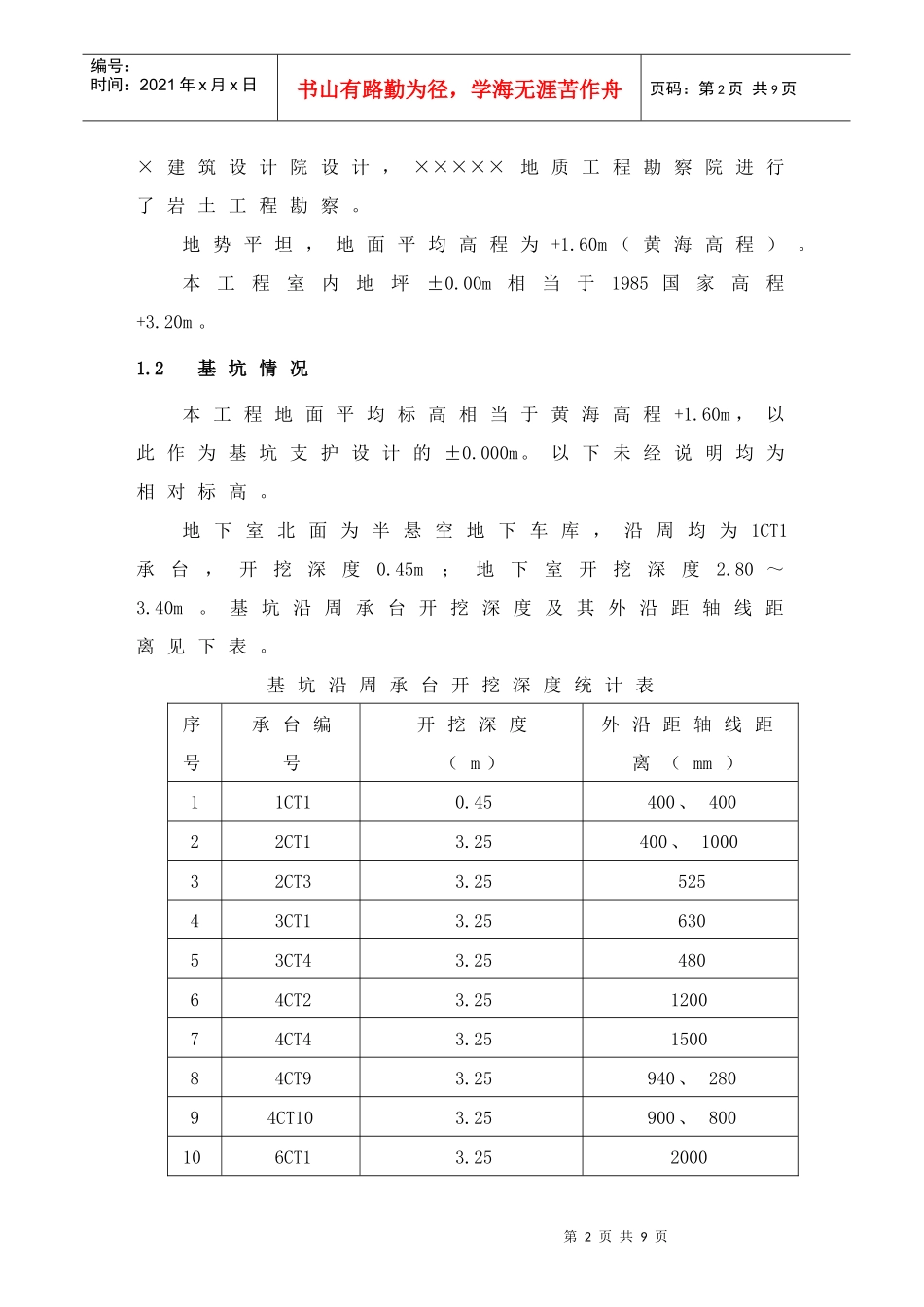 某基坑边坡支护概况_第3页