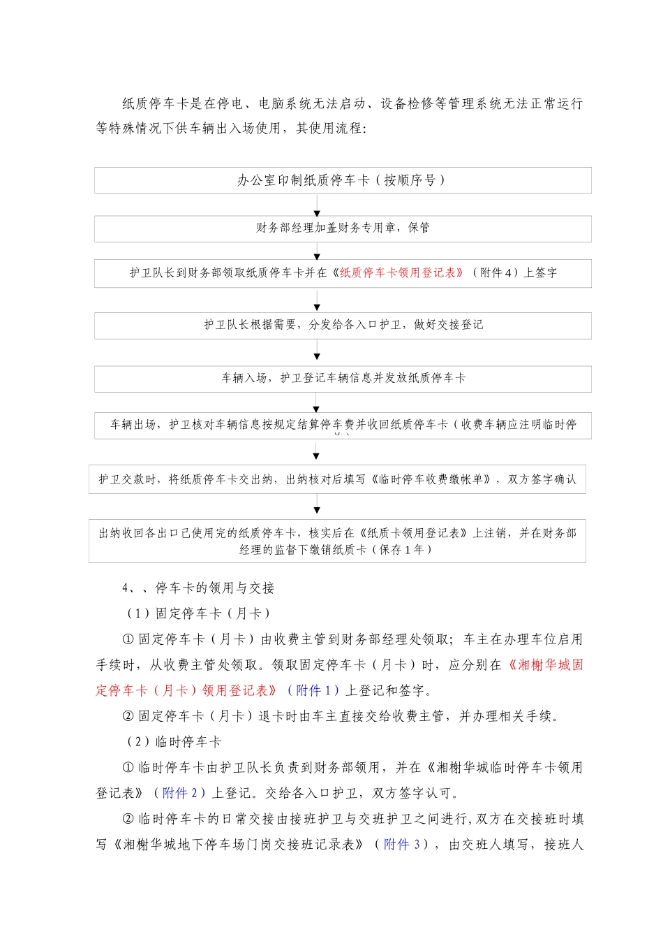某商城地下停车场管理手册_第3页