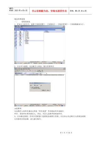 某咨询—某现金管理