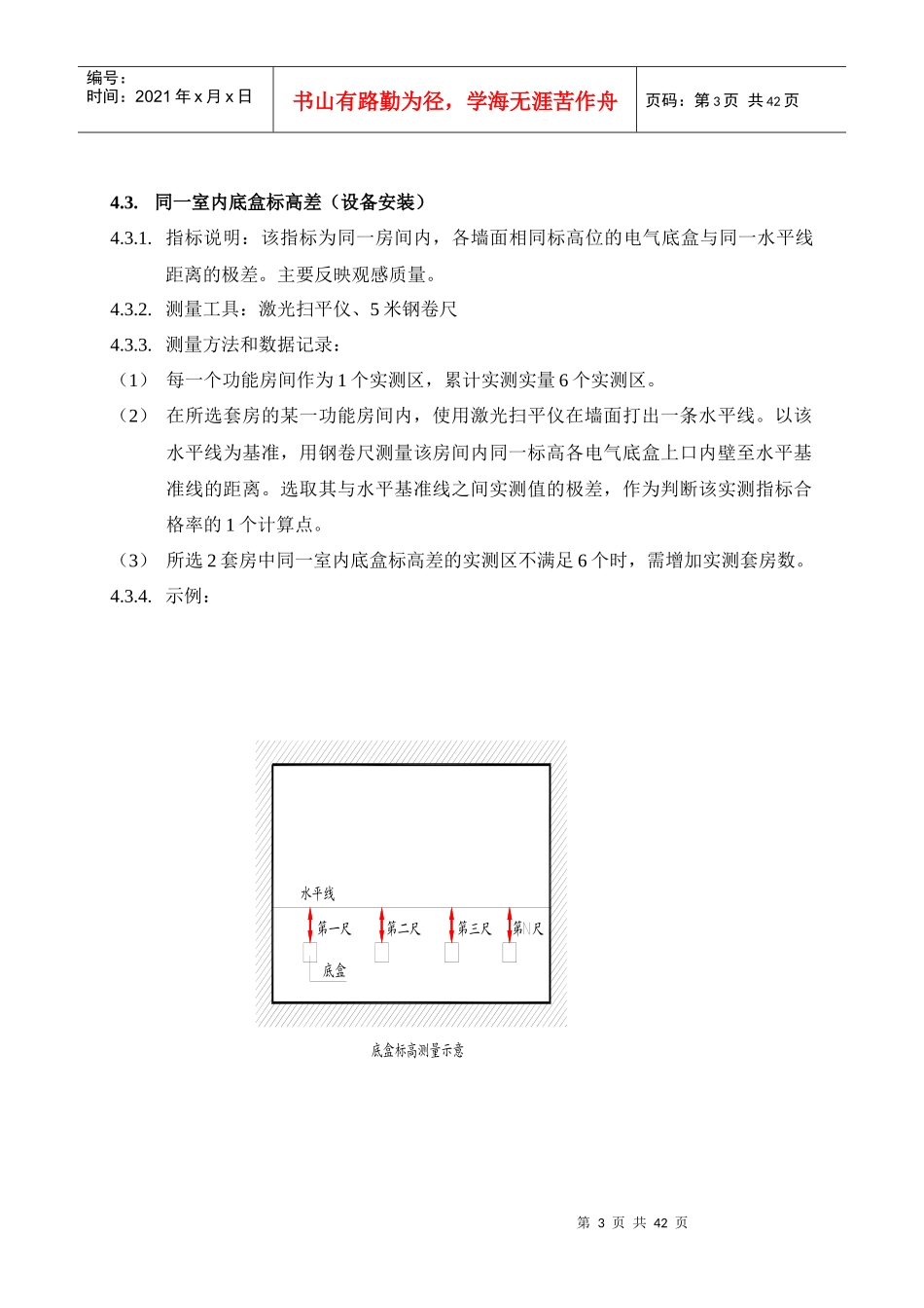 某地产产品质量实测操作指引精装修部分_第3页