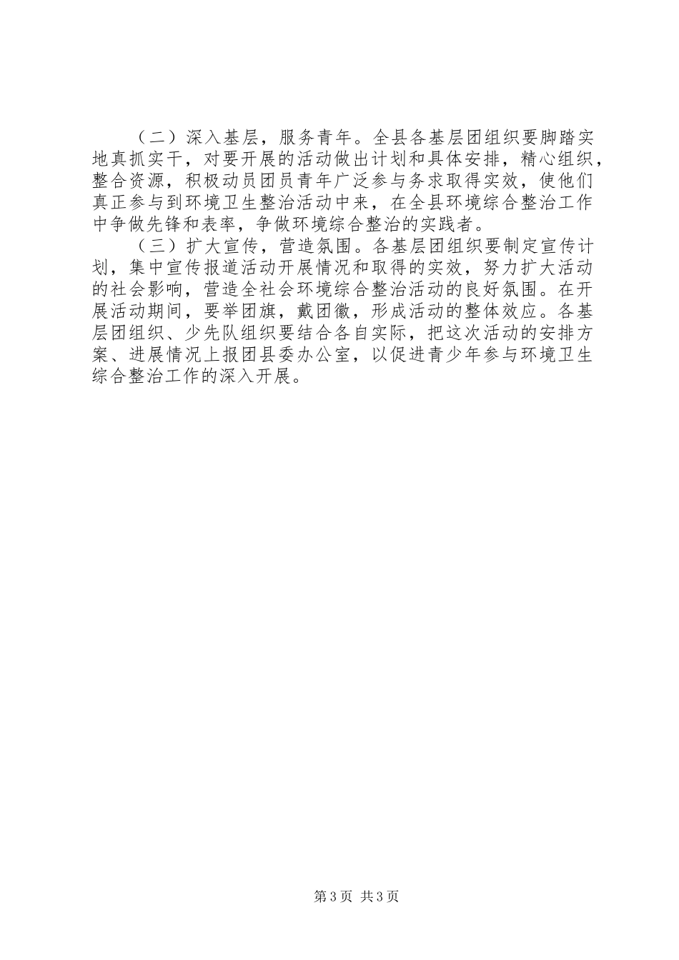 团县委环境整治工作实施方案_第3页