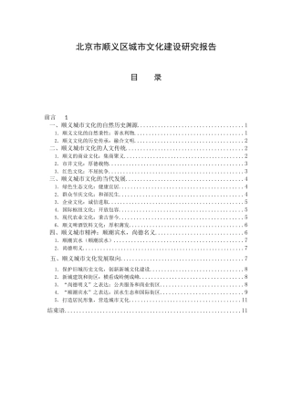 某城市文化建设研究报告