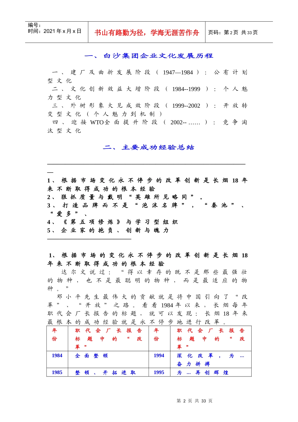 某咨询创业－白沙集团企业文化诊断报告》21页_第2页