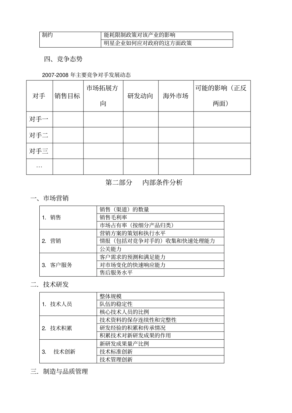 战略规划模板含说明_第2页