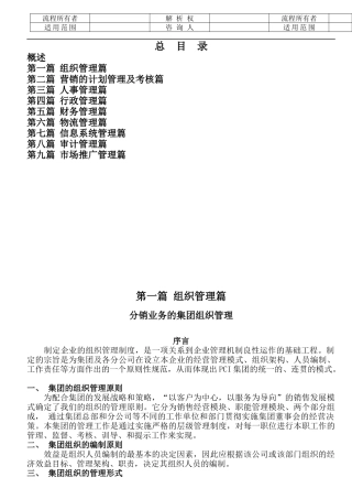 某咨询佳都国际管理手册