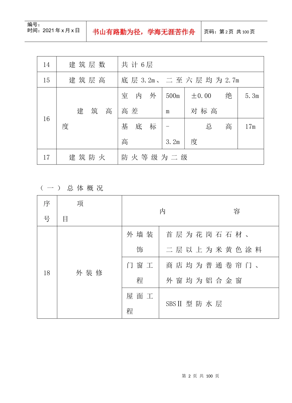 某商住楼施工组织方案_第3页