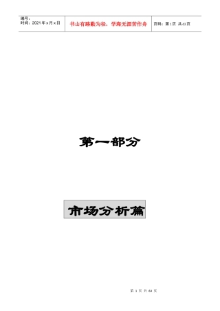 某国际大厦策划报告(doc 58页)